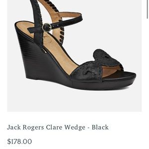 Black Clare Wedge Jack Rogers